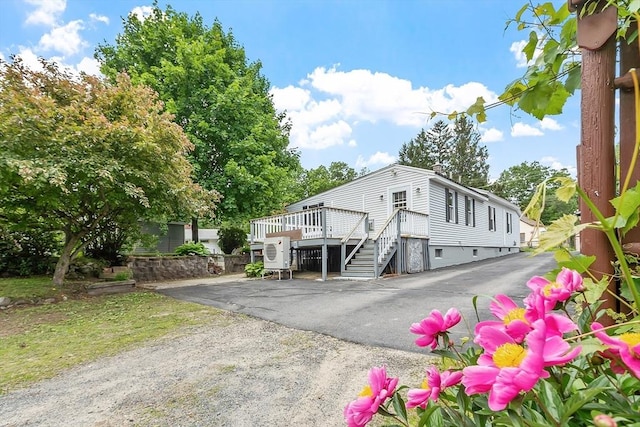 128 Arthur Ave, Athol, MA 01331 - view of front of home featuring a deck and stairway
