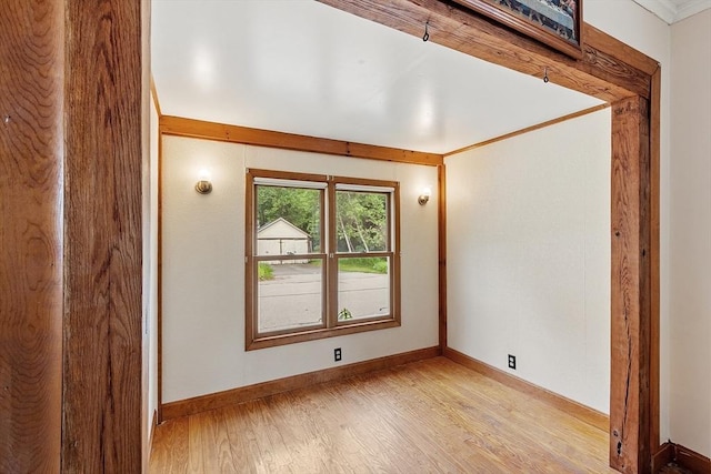 128 Arthur Ave, Athol, MA 01331 - empty room with light wood-style flooring and baseboards