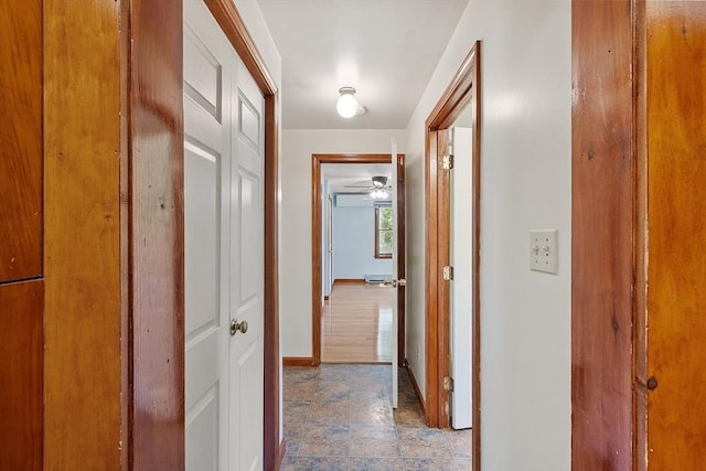 128 Arthur Ave, Athol, MA 01331 - corridor with baseboards and stone finish floors
