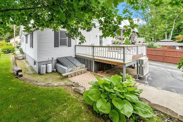 128 Arthur Ave, Athol, MA 01331 - rear view of house with a deck