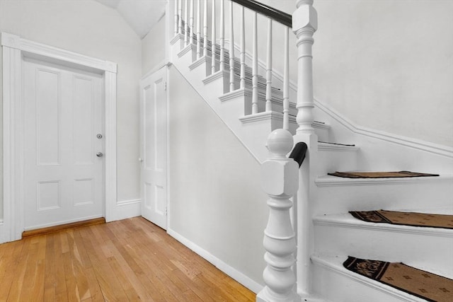11 Barr St, Salem, MA 01970 - entrance foyer featuring hardwood / wood-style floors and stairway