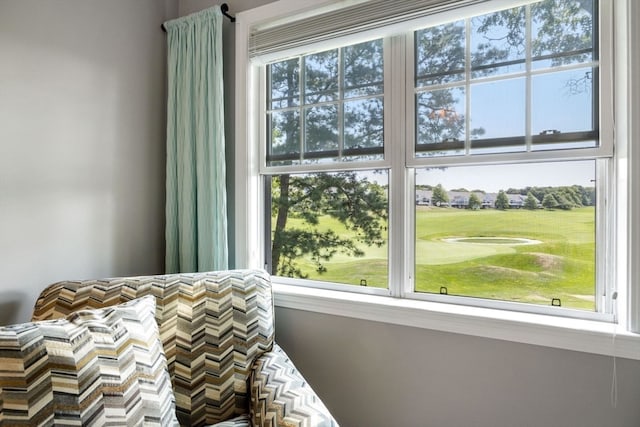 view of sitting room