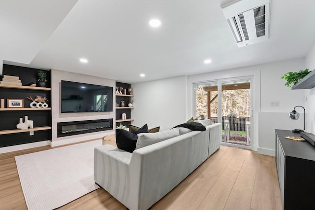 86 Pioneer Trl, Plymouth, MA 02360 - living area featuring light wood finished floors and recessed lighting
