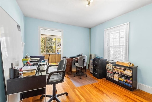 13 Conwell Ave, Somerville, MA 02144 - home office with wood finished floors