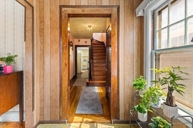 13 Conwell Ave, Somerville, MA 02144 - hall with wood finished floors