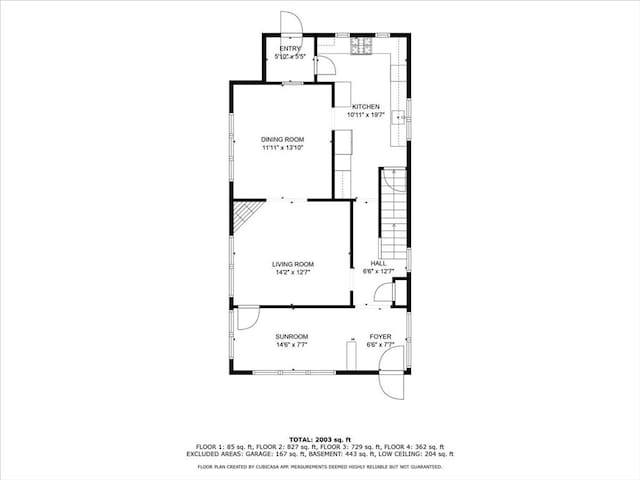 13 Conwell Ave, Somerville, MA 02144 - floor plan