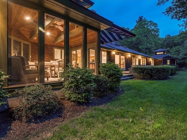 339 N St, Medfield, MA 02052 - back of house with a lawn and a porch