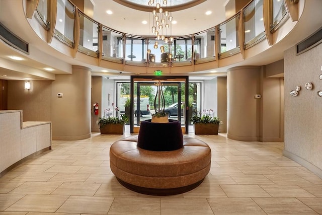 view of community lobby