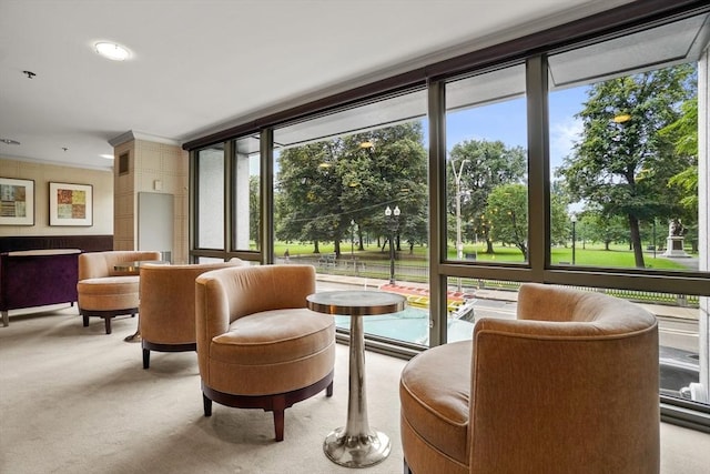 view of community lobby