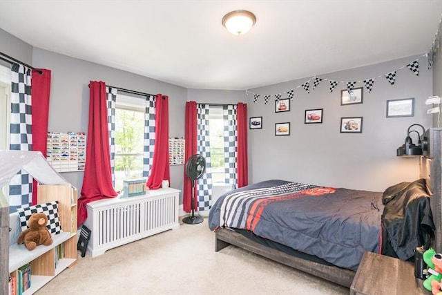 61 Fairfield Ave, Holyoke, MA 01040 - carpeted bedroom featuring radiator