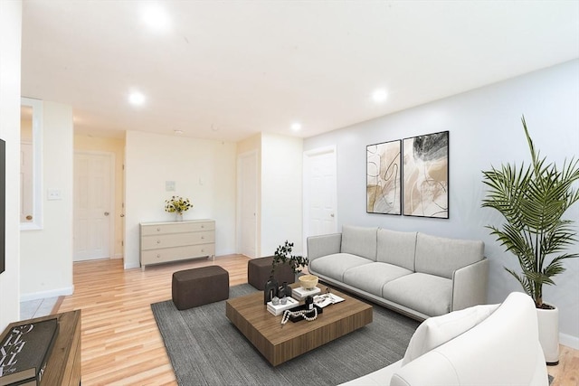 770 Cummins Hwy Unit 12, Boston, MA 02126 - living room with recessed lighting and light wood finished floors