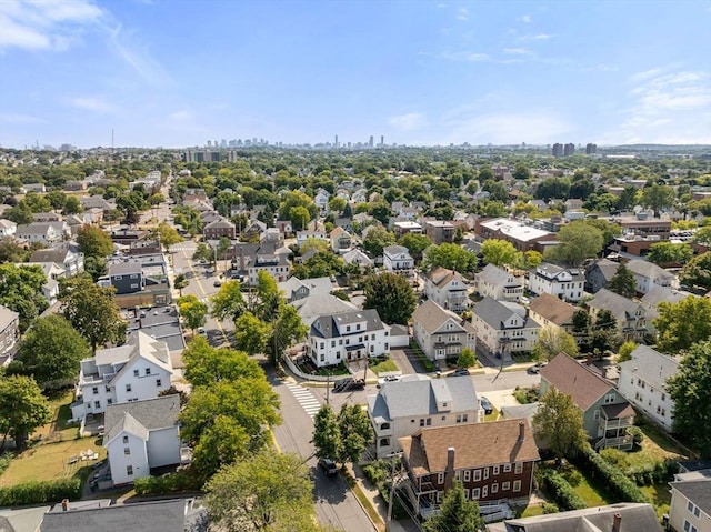 drone / aerial view featuring a residential view