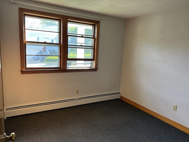 14 Rogers Cir, Braintree, MA 02184 - empty room with a baseboard radiator, carpet flooring, and baseboards
