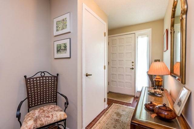view of tiled entryway