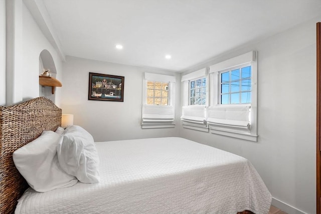 166 Water St Unit 166, Newburyport, MA 01950 - bedroom with recessed lighting and baseboards