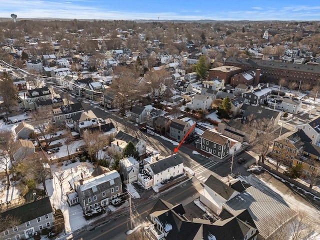 166 Water St Unit 166, Newburyport, MA 01950 - aerial view of property and surrounding area featuring nearby suburban area
