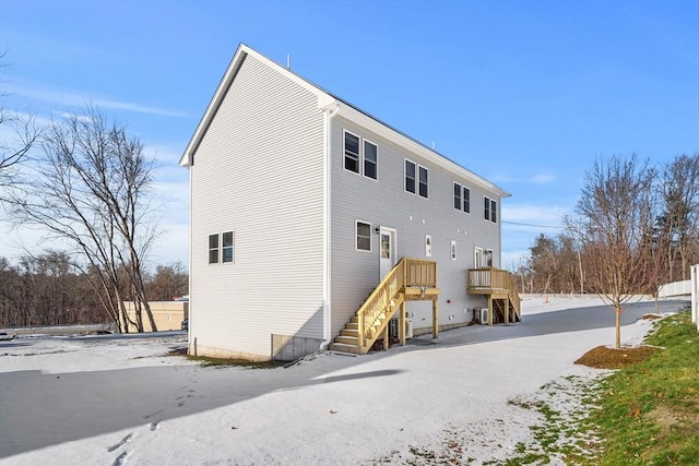 view of rear view of property