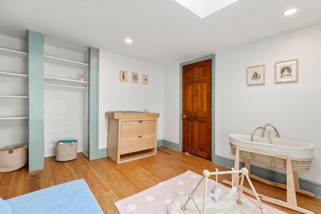 113 Bray St, Gloucester, MA 01930 - bedroom featuring light wood-type flooring and recessed lighting