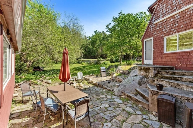 113 Bray St, Gloucester, MA 01930 - view of patio with outdoor dining area