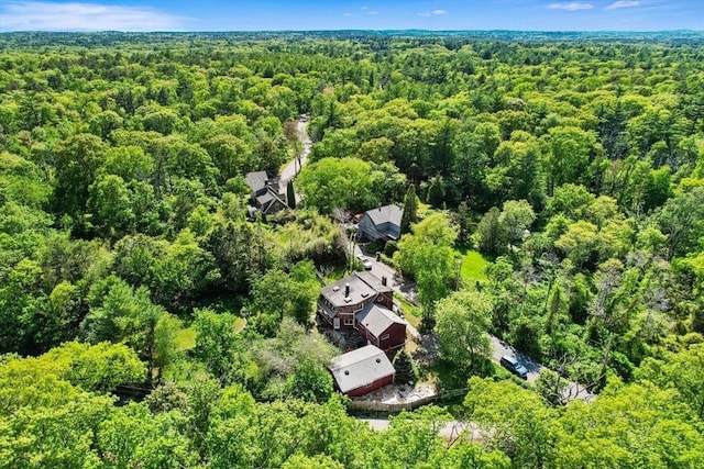 113 Bray St, Gloucester, MA 01930 - aerial view of a heavily wooded area