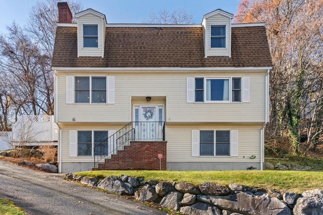 view of front of home