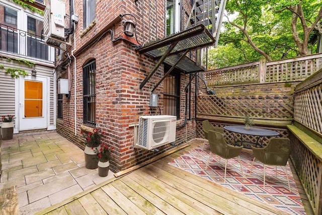 9 Hancock St Unit 1, Boston, MA 02114 - deck with ac unit