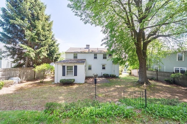 12 Bay State Rd, Natick, MA 01760 - rear view of property with fence