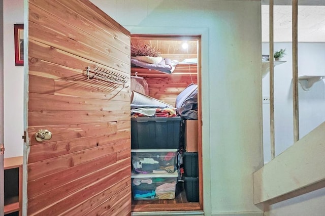 view of closet