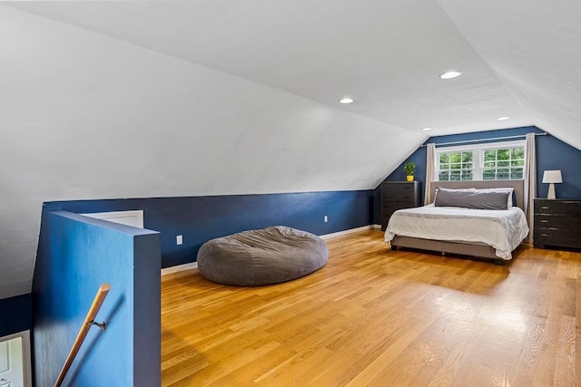 21 Boutwell, Andover, MA 01810 - bedroom with wood finished floors and lofted ceiling