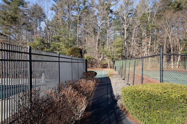 9 Adam St Unit 12, Easton, MA 02375 - view of tennis court featuring basketball hoop