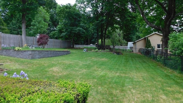 414 Cedar St, Dedham, MA 02026 - view of fenced backyard
