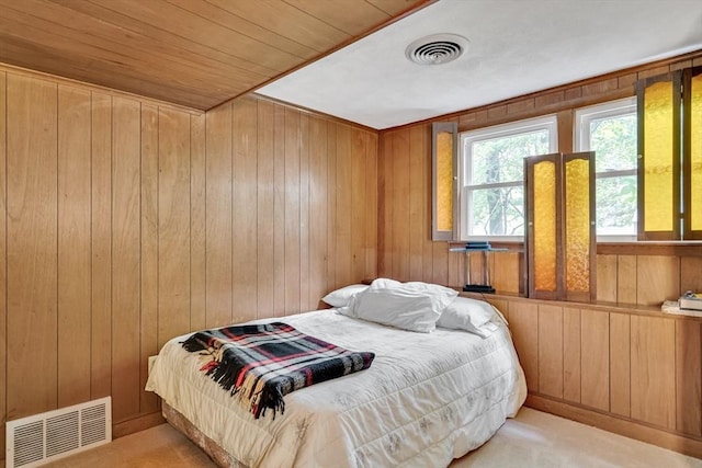 27 Philip Rd, Lexington, MA 02421 - carpeted bedroom featuring wood walls