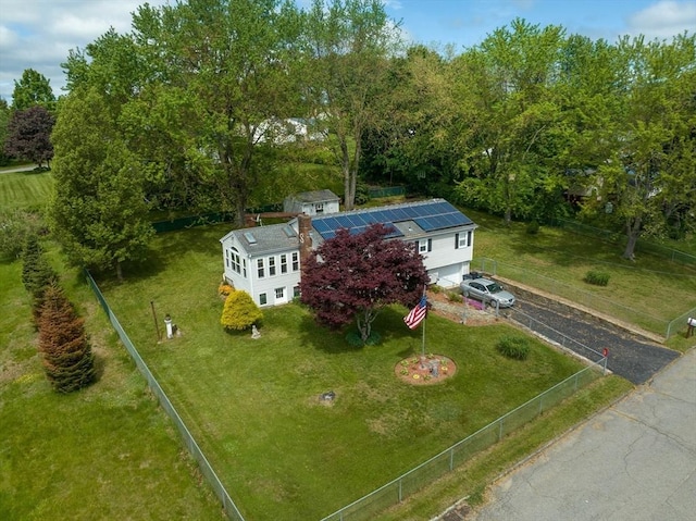 view of subject property