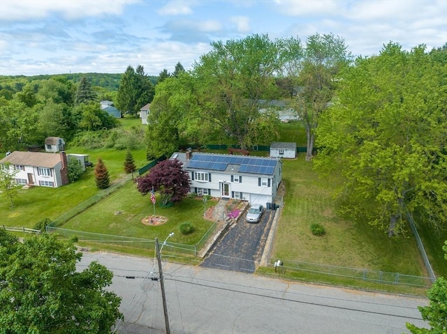 view of subject property