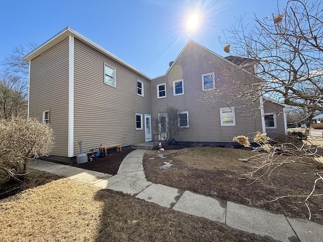 view of back of property