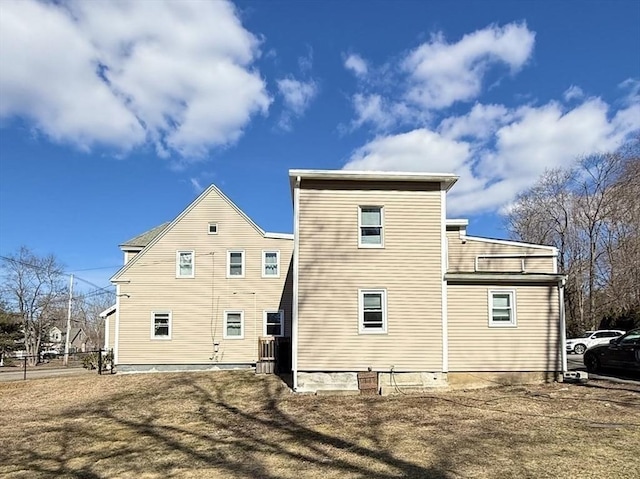 view of back of property