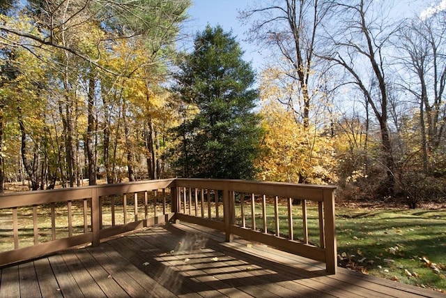 view of deck