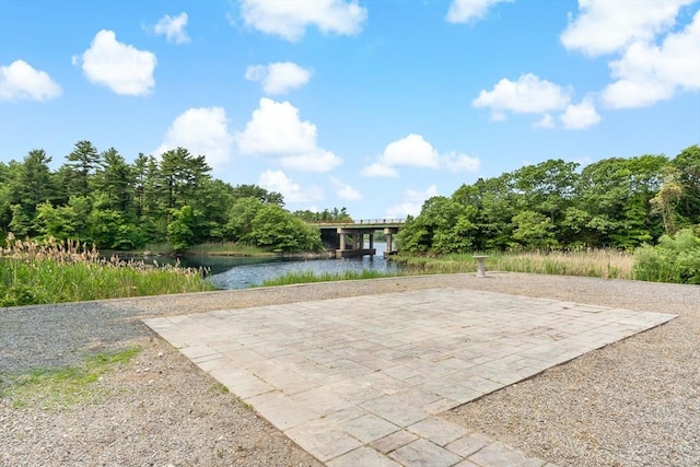 43 Water St, Freetown, MA 02702 - view of patio with a water view