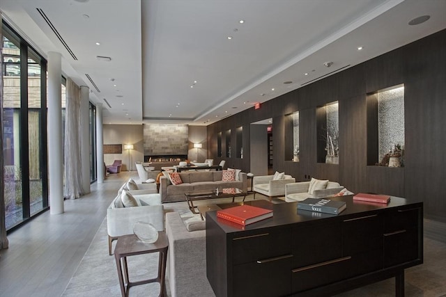580 Washington St Unit 10F, Boston, MA 02111 - common area featuring recessed lighting
