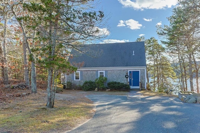 view of cape cod house