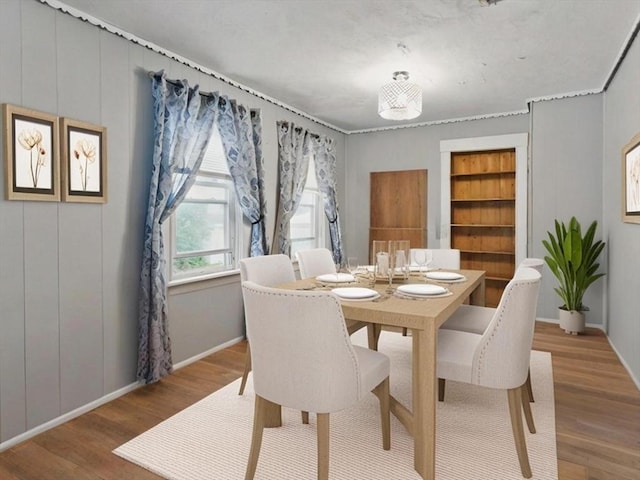 1 Holly St, Attleboro, MA 02703 - dining room featuring wood finished floors, built in features, and baseboards