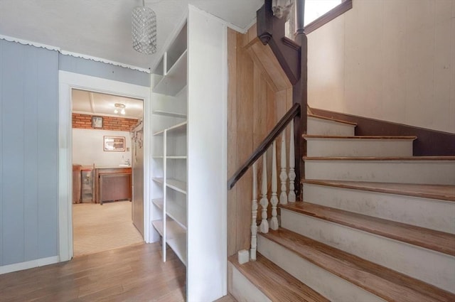 1 Holly St, Attleboro, MA 02703 - staircase with wood finished floors