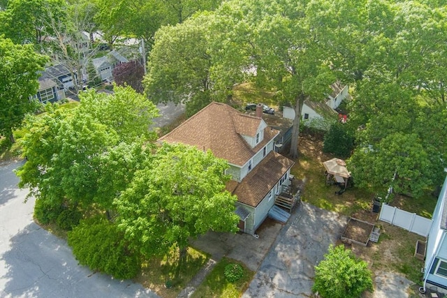 1 Holly St, Attleboro, MA 02703 - aerial view of property and surrounding area