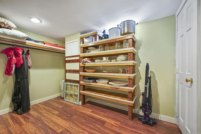 21 Hudson St, New Bedford, MA 02744 - walk in closet featuring wood finished floors