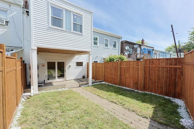 307 E Eagle St, Boston, MA 02128 - back of property with a fenced backyard
