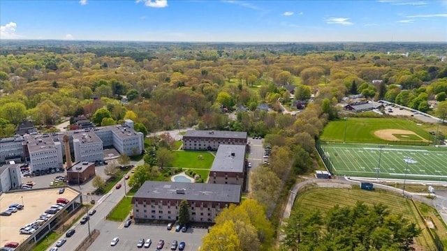 aerial view with a view of trees