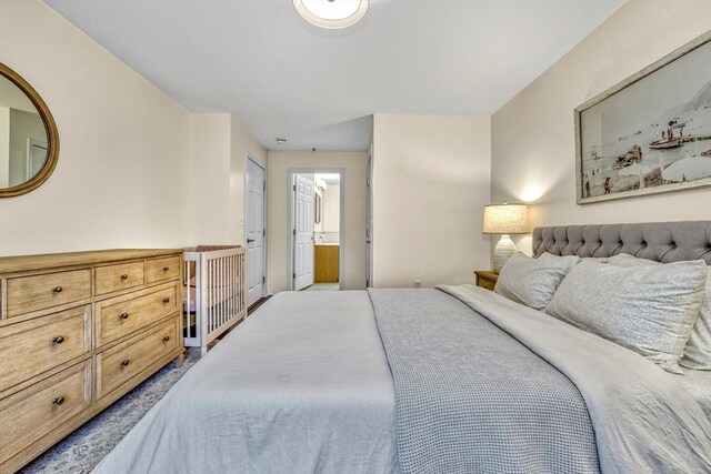 bedroom featuring ensuite bath