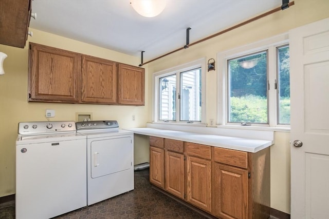 26 N Hillside Rd, Deerfield, MA 01373 - washroom with cabinet space and independent washer and dryer