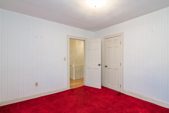 26 N Hillside Rd, Deerfield, MA 01373 - empty room featuring carpet and wallpapered walls