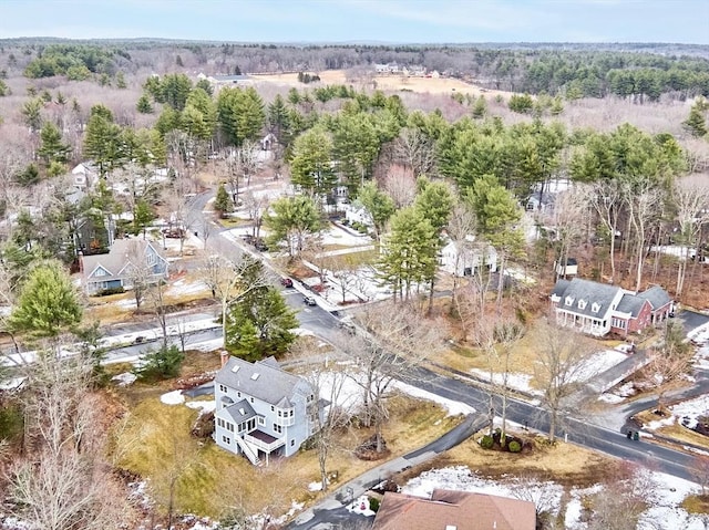 aerial view with a view of trees